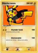 Pikachu naruto