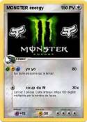 MONSTER énergy