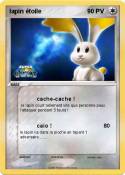 lapin étoile