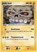 goofy skull