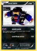 error sans