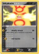 evil pikachu