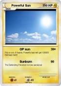 Powerful Sun