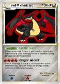 red M charizard