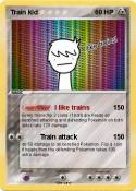 Train kid
