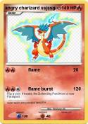 angry charizard