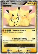 Pikachu Family