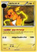 raichu en or