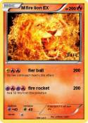 M fire lion