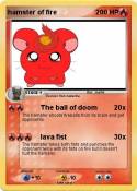 hamster of fire