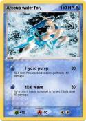 Arceus water