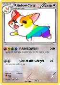 Rainbow Corgi