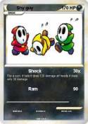 Shy guy