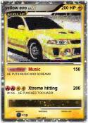 yellow evo