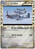 P-51 formation
