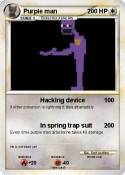 Purple man