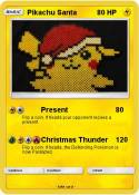 Pikachu Santa
