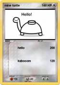 mine turtle