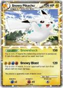Snowy Pikachu
