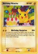 Birthday Pikach