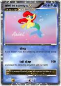 ariel as a pony