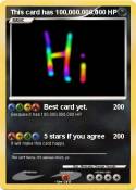 This card has