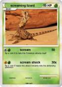 screaming lizar