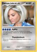 Platinum bobcut