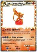Gold Flame Slin