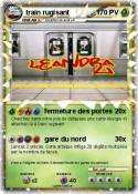 train rugisant