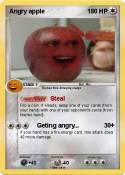 Angry apple