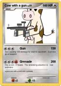 Cow with a gun