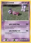 boy pat wombat