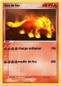 lion de feu