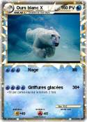 Ours blanc X