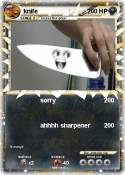 knife