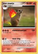 vuur staartje