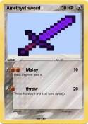 Amethyst sword