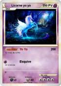 Licorne yo yo