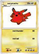 red picachu
