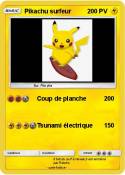 Pikachu surfeur