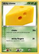sticky cheese