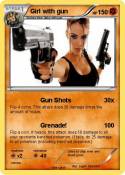 Girl with gun