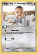 Creepy baby on