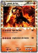 géant de feu