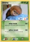 sleeping