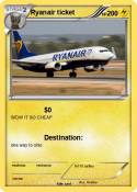 Ryanair ticket