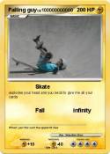 Falling guy