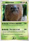 Maned Sloth