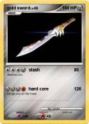 gold sword